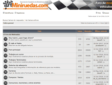 Tablet Screenshot of foro.miniruedas.com